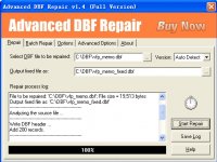 Advanced DBF Repair 1.4