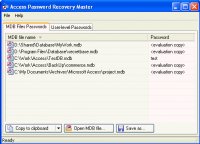Access Password Recovery Master 1.0