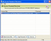 MS Access Password Recovery 1.05